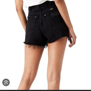 Wrangler high rise festival denim shorts